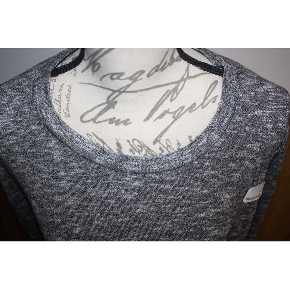 Time and Tru Maternity Long Sleeve Side Tie Top Large (12-14) Black & Gray NWT - Picture 3 of 9